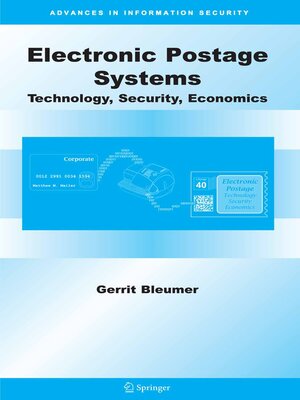 cover image of Electronic Postage Systems